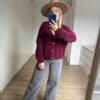 Strickjacke V-Ausschnitt – Bild 3