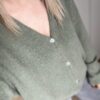 Strickjacke V-Ausschnitt – Bild 9