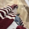 Grobstrick Cardigan Streifen – Bild 2