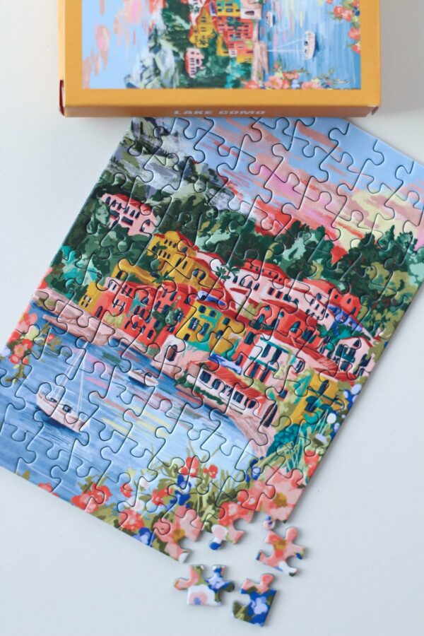 Piecely Lake Como Minipuzzle, 99 Teile – Bild 2