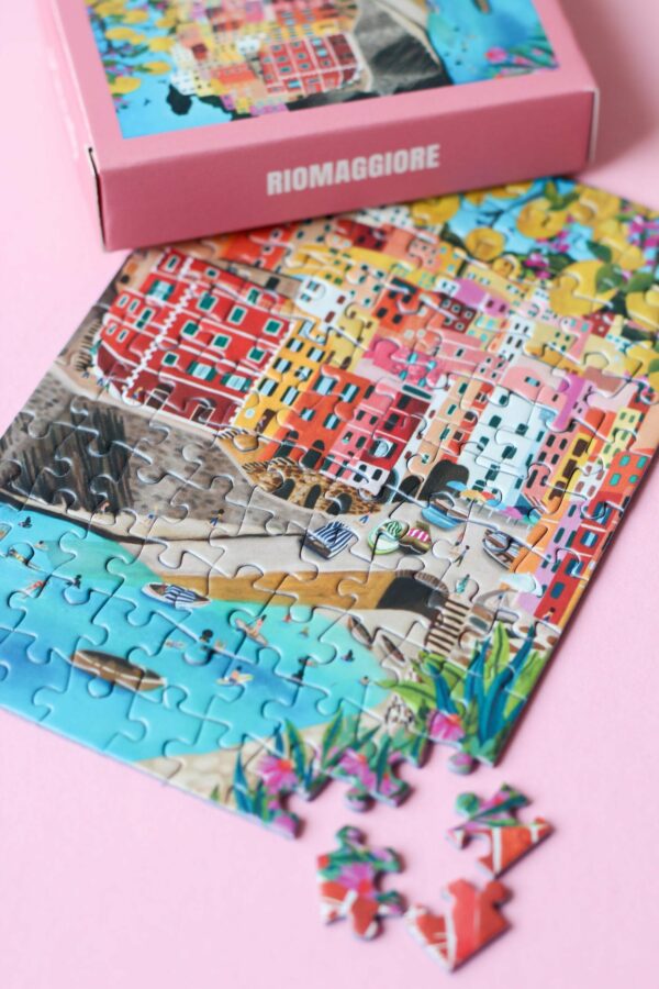 Piecely Riomaggiore Minipuzzle, 99 Teile – Bild 2