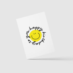 Postkarte - Birthday - Smile