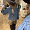 Jeansbluse Schleifen – Bild 2
