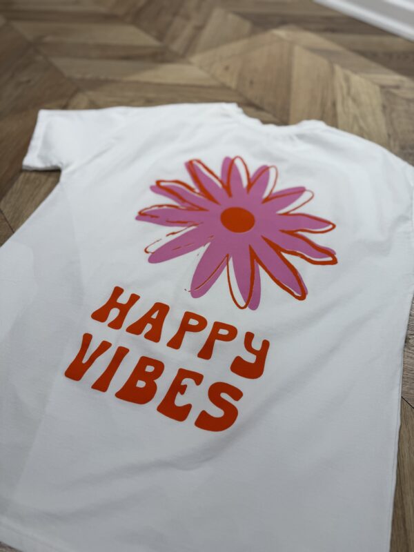 T-Shirt Happy Vibes – Bild 2