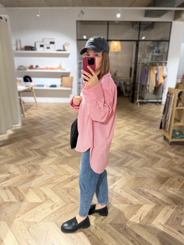 Streifen Bluse – Bild 2