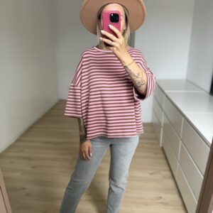 Streifen T-Shirt Oversized