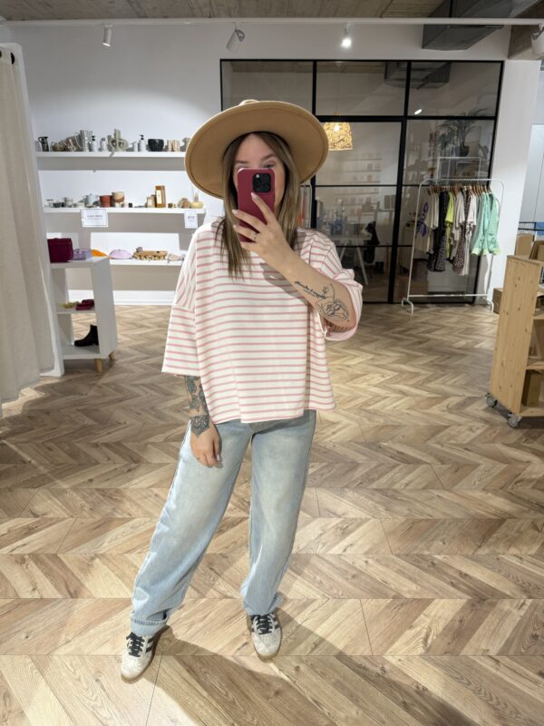 Streifen T-Shirt Oversized