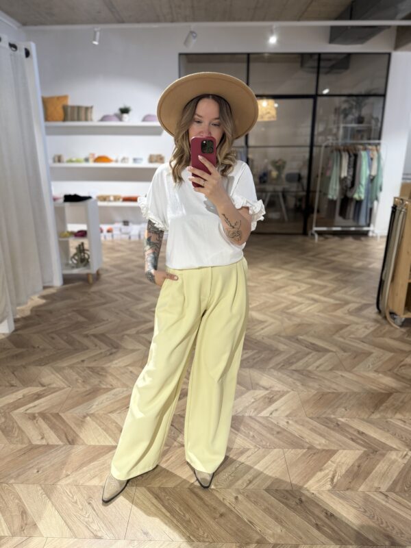 Stoffhose Limette