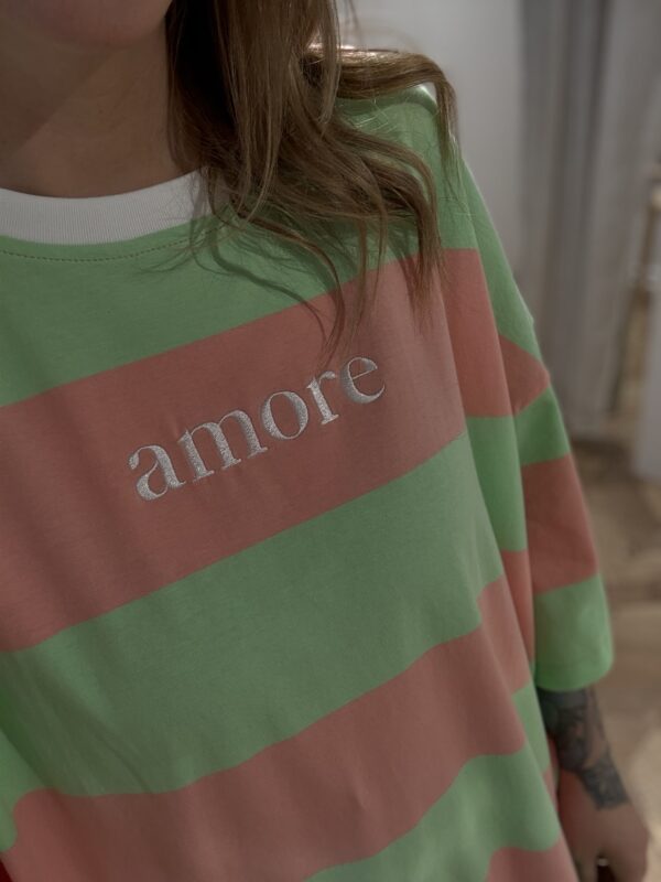 T-Shirt Amore Streifen – Bild 2
