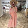 Musselin Kleid Neon