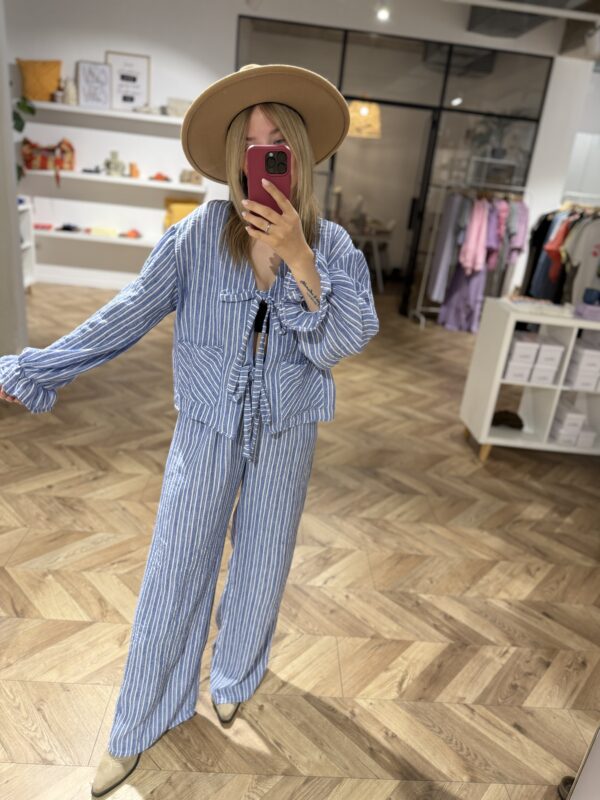 Bluse Streifen Greek – Bild 2