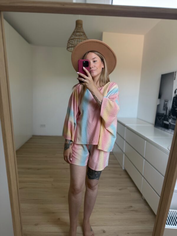 Frottee Shirt Rainbow