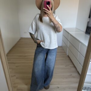 Wide Leg Jeans Stonewash