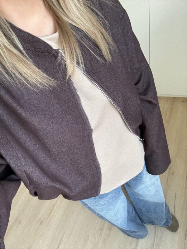 Bomber Jacke Stoff