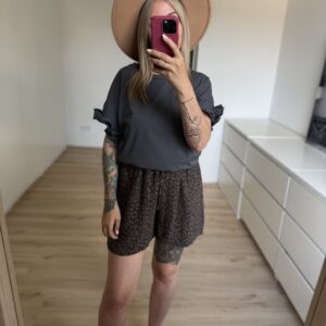 Braune Leo Shorts