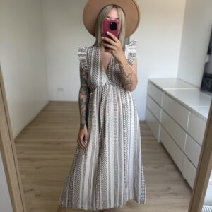 Boho Musselin Kleid
