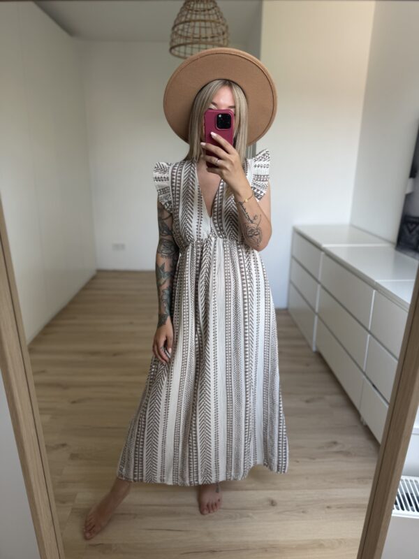 Boho Musselin Kleid