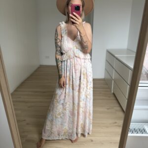 Maxikleid Pastell Flowers