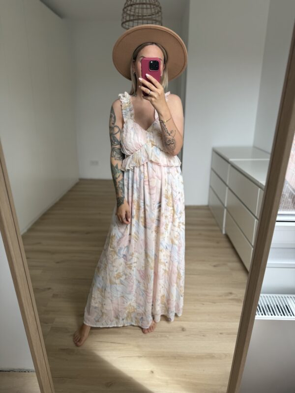 Maxikleid Pastell Flowers
