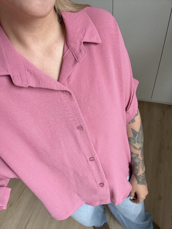 Kurzarm Bluse – Bild 2