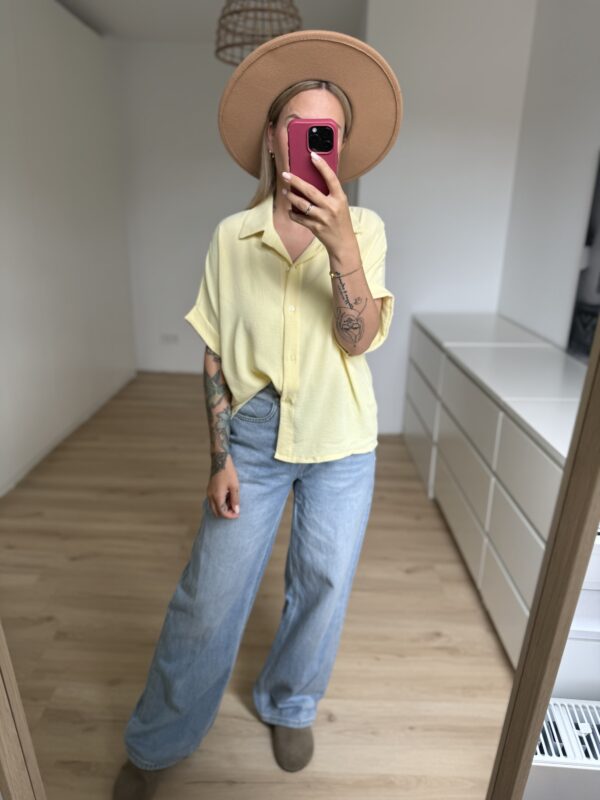Kurzarm Bluse – Bild 3