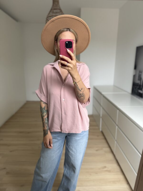Kurzarm Bluse – Bild 5