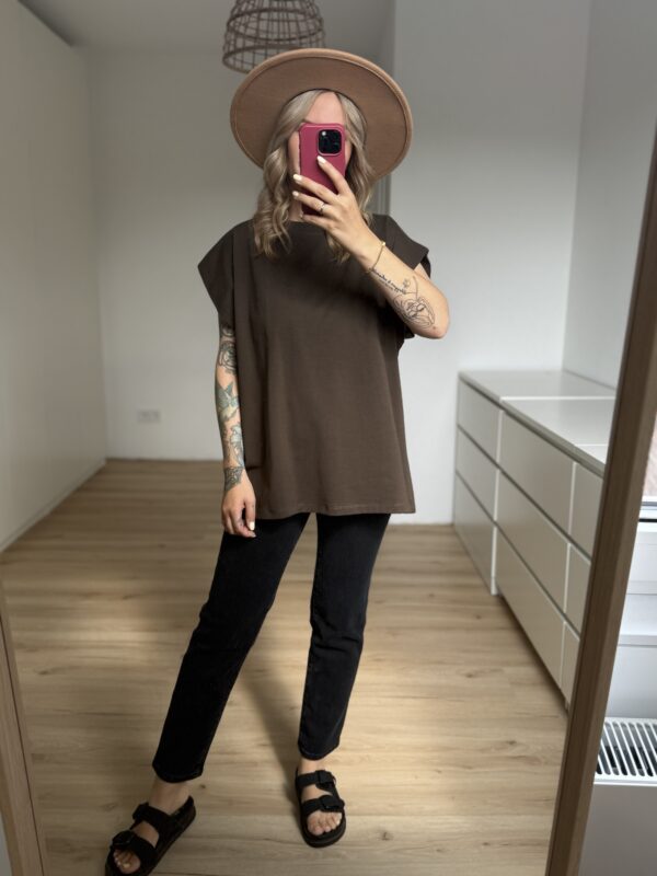 Basic T-Shirt weite Ärmel