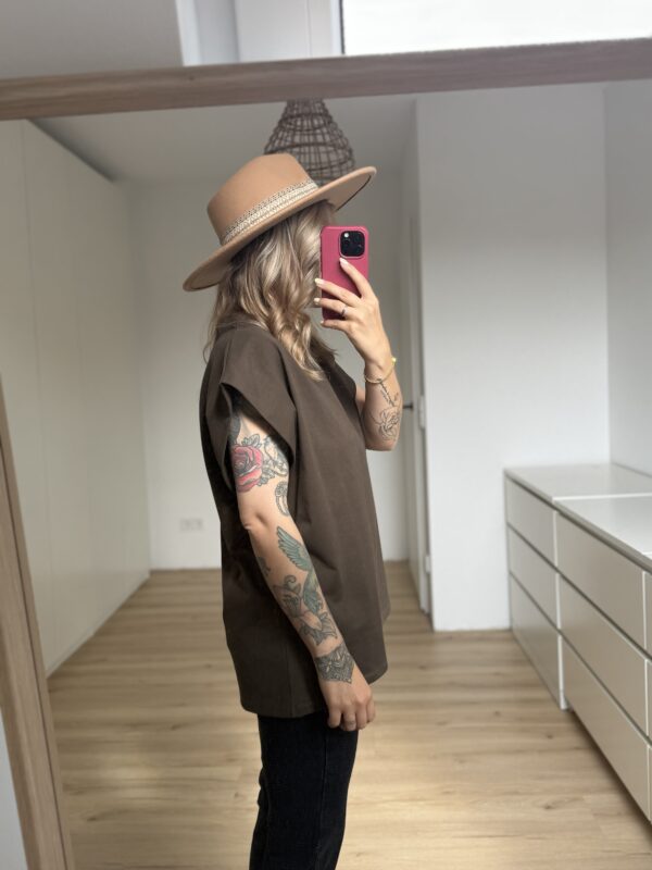 Basic T-Shirt weite Ärmel – Bild 3