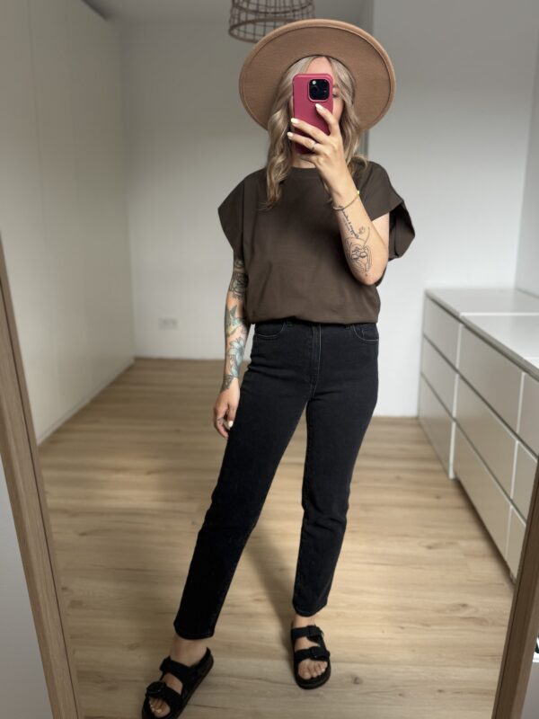 Basic T-Shirt weite Ärmel – Bild 2