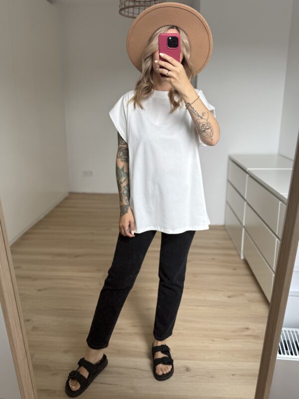 Basic T-Shirt weite Ärmel – Bild 5