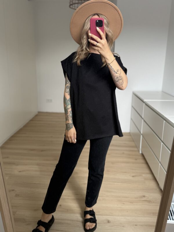 Basic T-Shirt weite Ärmel – Bild 7