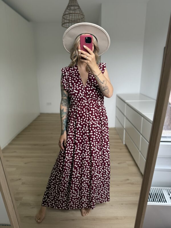 Maxikleid Punkte