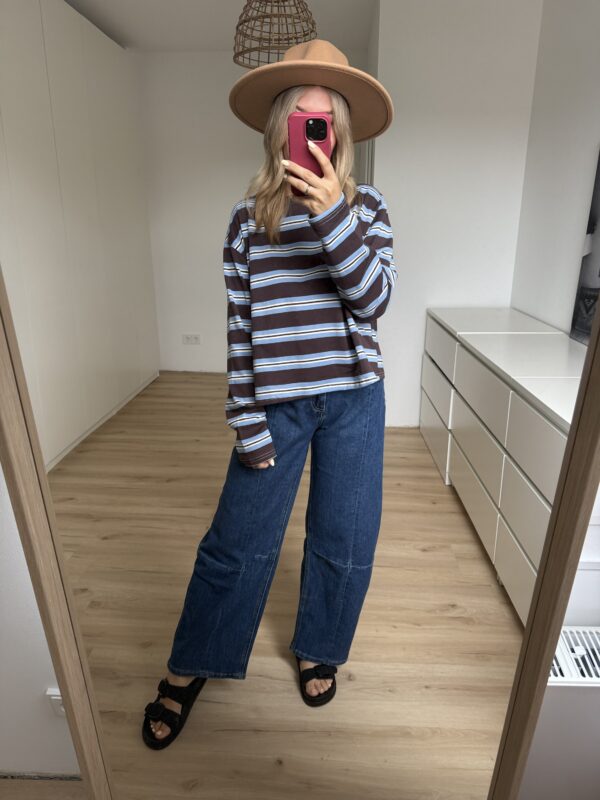 Longsleeve mit unterschiedlichen Streifen – Bild 3