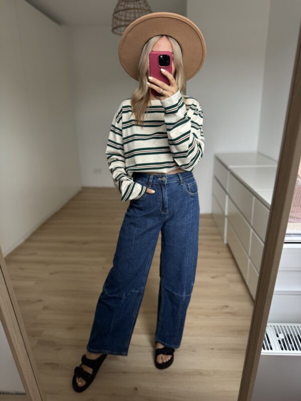 Longsleeve mit unterschiedlichen Streifen – Bild 4