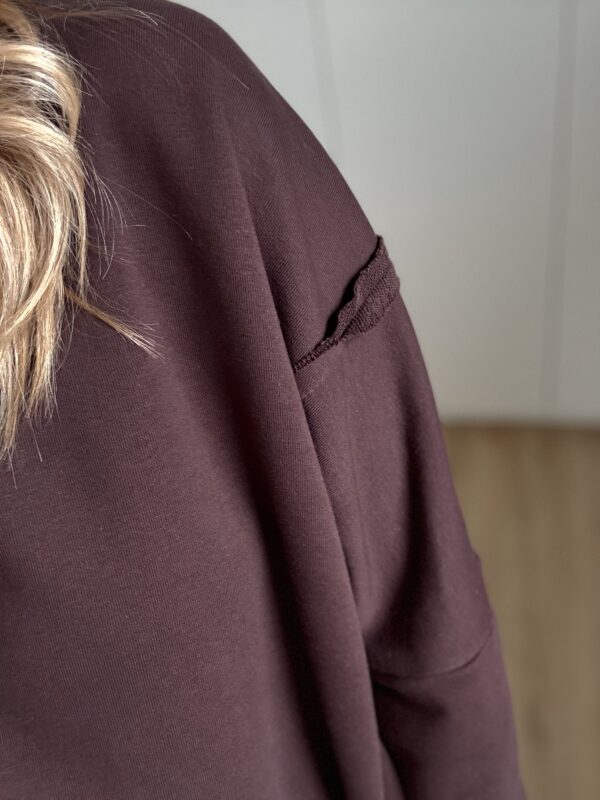 Sweatshirt mit Außennaht – Bild 3