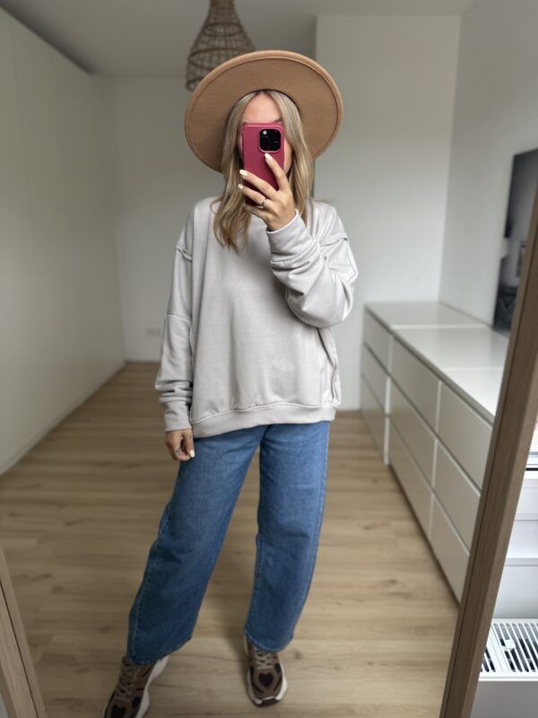 Sweatshirt mit Außennaht – Bild 4