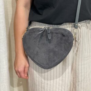 Herz Tasche Wildleder
