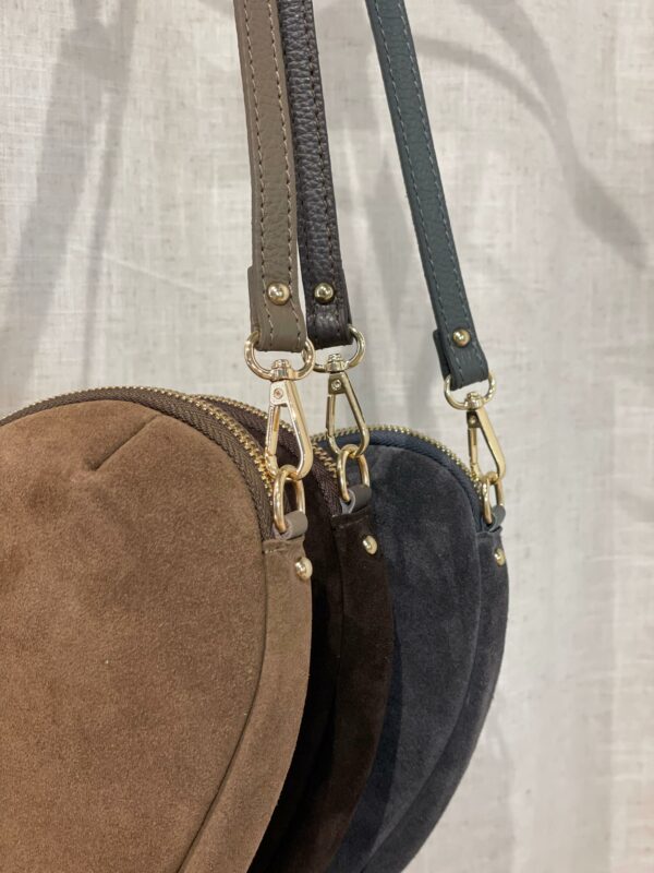 Herz Tasche Wildleder – Bild 5