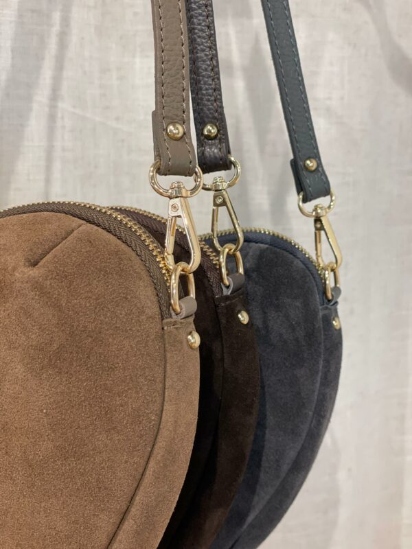 Herz Tasche Wildleder – Bild 4