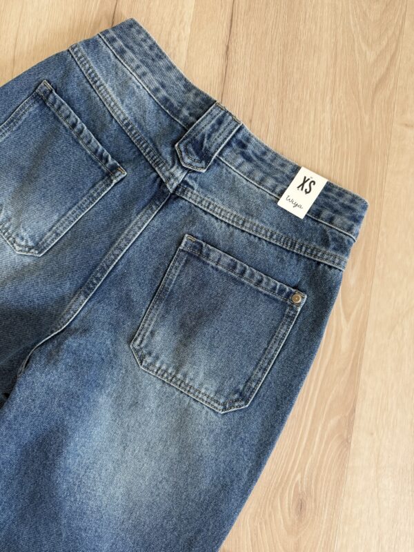 Stone Washed Wide Leg Jeans – Bild 2