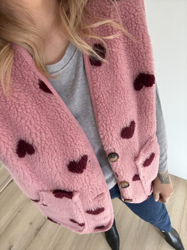 Teddyweste Herzchen – Bild 2