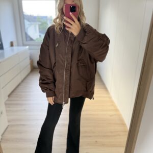 Bomberjacke Braun