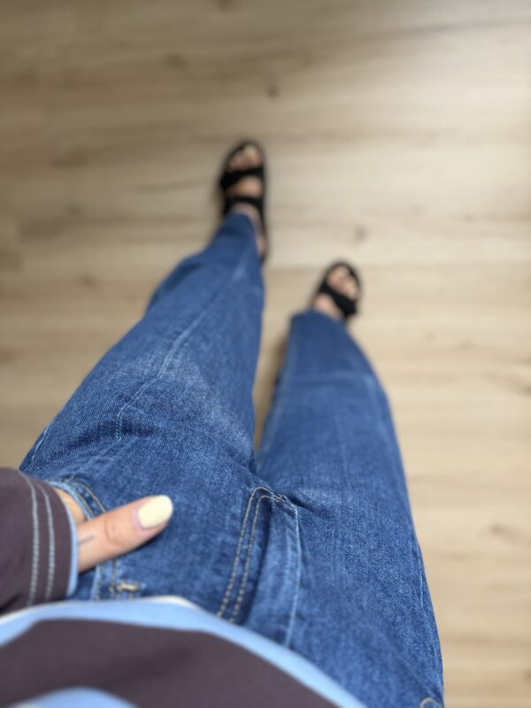 Balloon Jeans Dunkel Blau – Bild 2