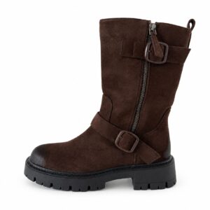 Boots mit Schnallen - ver. Farben